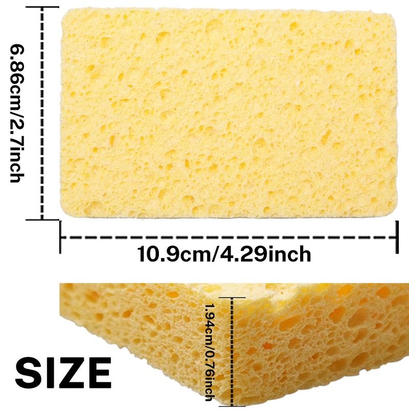 CMBBZZY Kitchen Sponges Washing Up,Dishwash Cleaning Pads for Dish, Dual-Sided