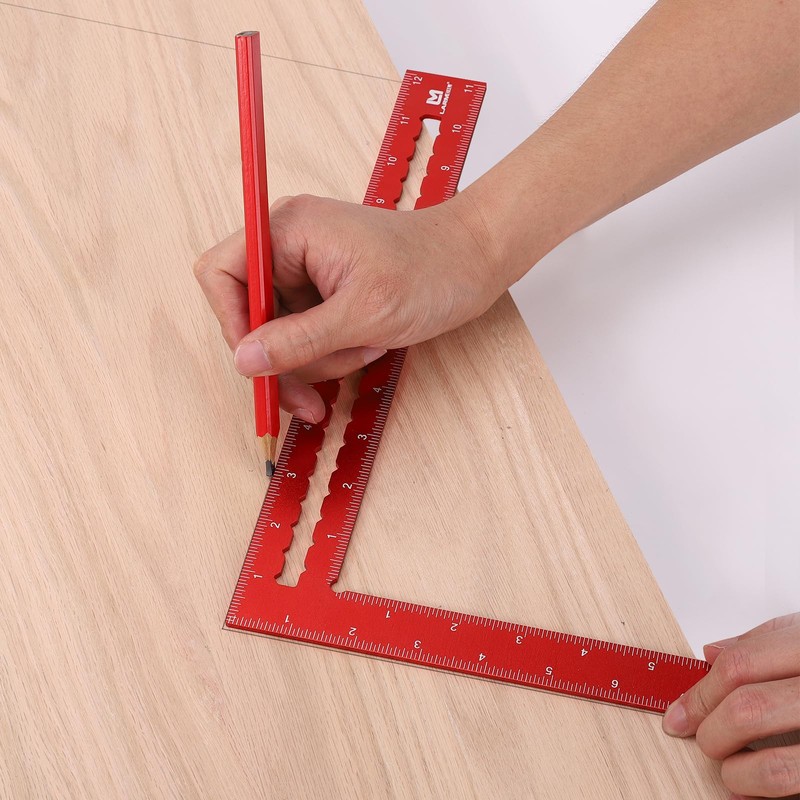 LARMEIL Carpenter Square - 8 x 12 Inch Right Angle