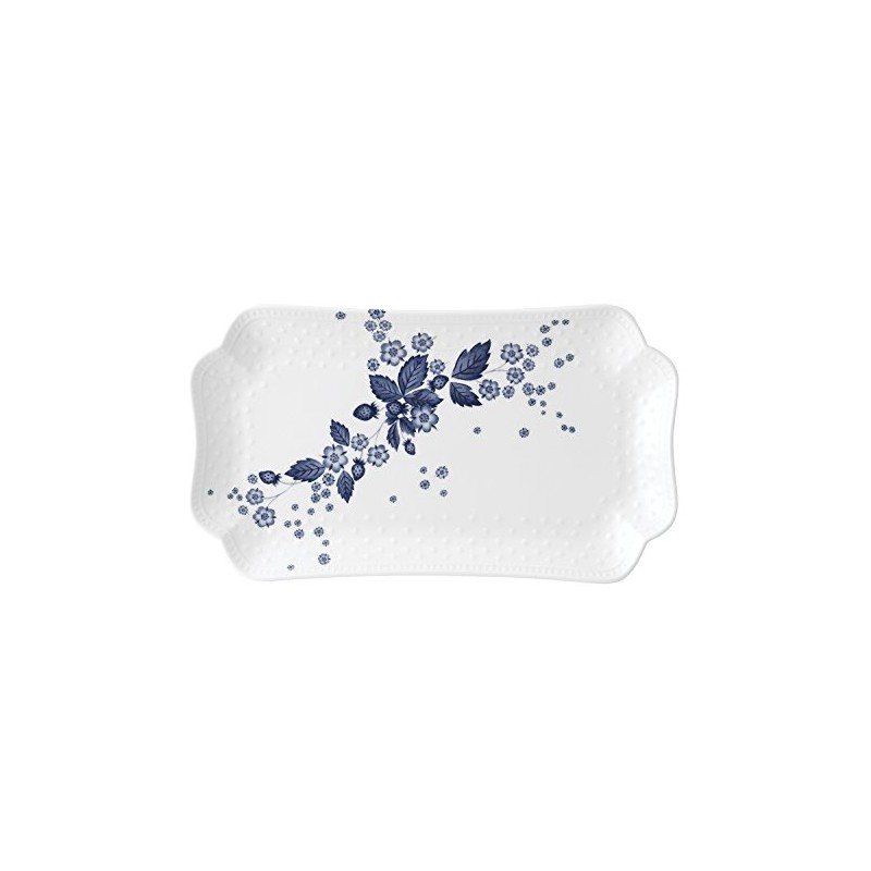 Wedgwood Strawberry Bloom Indigo Fish Dish Wedding Gift 40000818