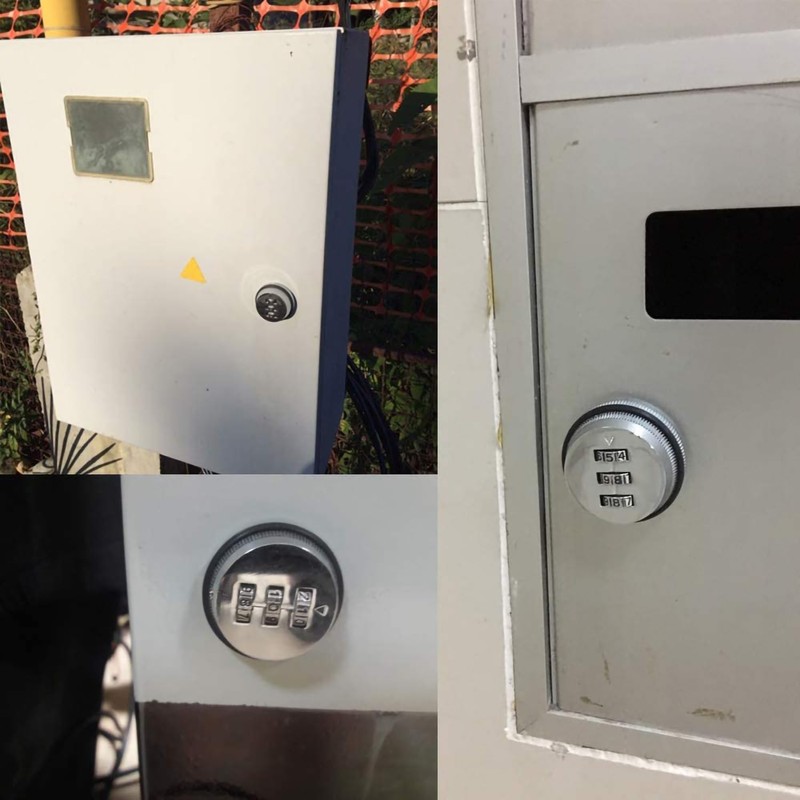 youtu 3 Digit Code Combination Cam Lock, Cylinder Lock Security