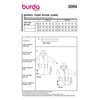 Burda B6094 Sewing Pattern, Paper, White, 44-54