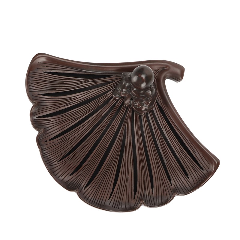 Ginkgo Leaf Incense Burner Antique Exquisite Zinc Alloy Incense Burner