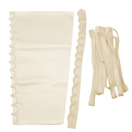 VIGAN 3Pcs/Set Wedding Dress Zipper Replacement Adjustable Corset Back Kit Lacing Satin Ribbon DIY Craft Wedding Dress Accessories (Champagne), Champagne