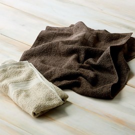 Commercial Face, Set of 10, Face Towel, 240 Momme; Made in Japan, Senshu Towel (Approx. 13.0 x 35.4 inches (33 x 90 cm), Gray