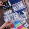 Antner A6 Budget Binder with Zipper Cash Envelopes for Money