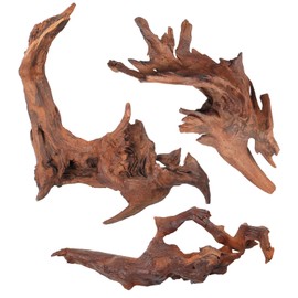 ETHYLARIX Driftwood for Aquarium, 3Pcs 6-10 ", Fish Tank or Reptile Decor, Natural Freshwater Driftwood Assorted Branches