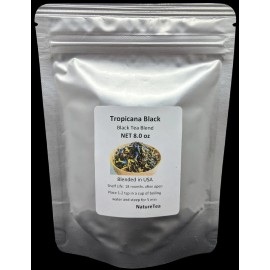 Nature Tea Tropicana Black Tea - Loose Leaf Blend Black Tea Blend from 100% Nature - 8 oz