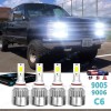 6000K Front LED Headlight Bulbs For GMC C1500 1988-1999 High&Low