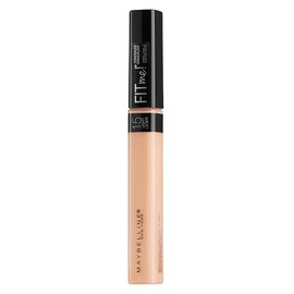 Maybelline Corrector Facial Fit Me Concealer Light, 6.8 g, iguala el tono y textura de tu piel, acabado natural, cubre imperfecciones y ojeras todo el día