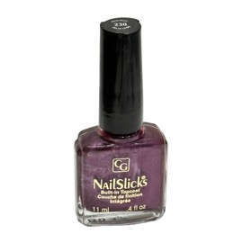 Covergirl CG NailSlicks Built-In Top Coat Nail Polish 230 Plum Frost 0.4 oz