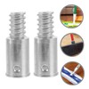 2pcs Replacement Re Adapter Pole Broom Kit Threaded Tip for