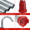 Sutekus Rotary Drum Pump, 15-55 Gallon, for Fuel Transfer (Kerosene,
