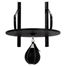 Speed Bag Platform Kit, Heavy Duty Boxing Training Equipment with Punching Ball, Adjustable Speed Bag Wall-Mounted Fitness Training Punching Bag 360° Ball Fitness Ball Boxing Reaction Training Kit