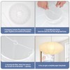 White Oval Paper Lantern Lampshade set of 2, 20"x10'' Paper