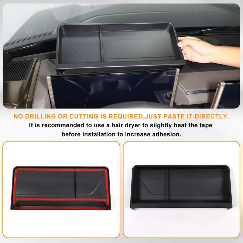 Center Console Organizer Dash for Hummer EV Accessories Dashboard Insert
