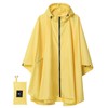 SaphiRose Unisex Rain Poncho Raincoat Hooded for Adults Women with