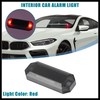 Hihaha Universal Car Solar Power Simulated Dummy Alarm Lamp Red