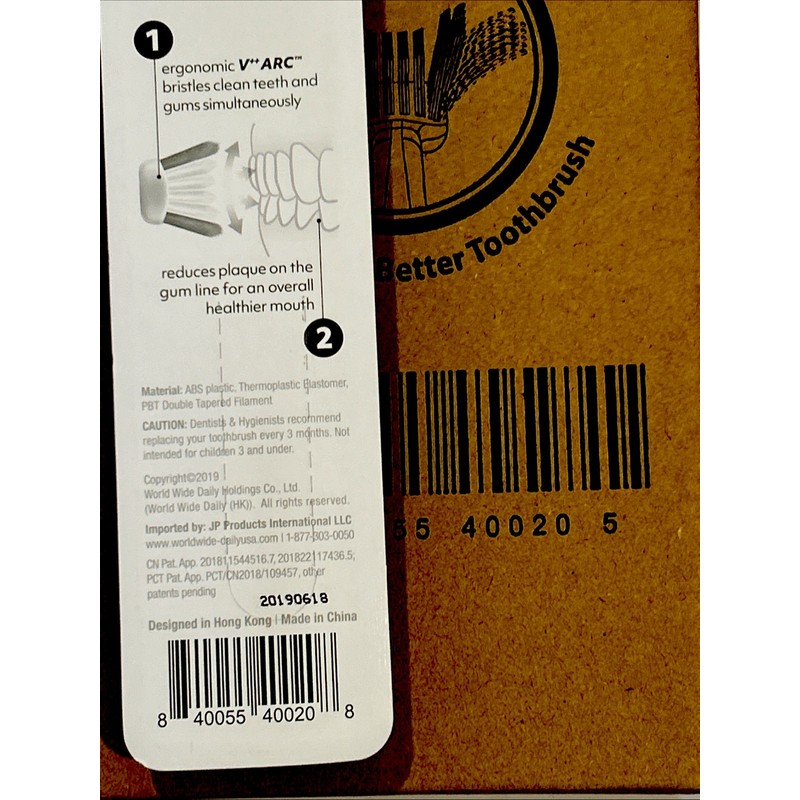 World Wide Daily Toothbrush Case Of 12 Packs- Ultra Soft