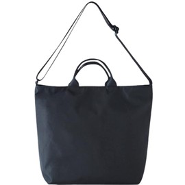 Asunaro Box Tote Lightweight, Crossbody Bag, Shoulder Bag, Mother's Bag, Women's, Men's, Nylon, Unisex, 2-Way, Lightweight, Solid Color, Black