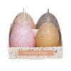 Set of 4 Easter egg candles, Easter candles, candles as