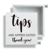Farmhouse Tips are Appreciated Thank You Wooden Box Sign Rustic