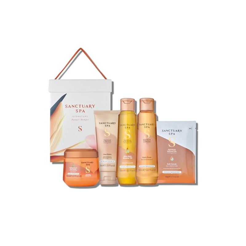 Sanctuary Spa Signature Pamper Hamper Gift Set, Vegan, Gift For