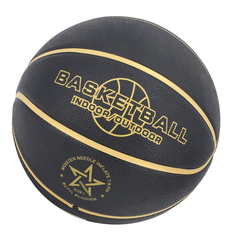 Black Basketball Training Wear Resistance Safe Large Particles Easy Grip