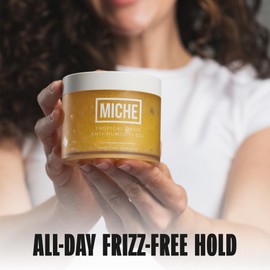 MICHE Anti-Humidity Frizz-Free Strong Hold Hair Gel 8.8 oz | For All Curl Types - Curly and Coily