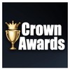 Crown Awards Customizable Crystal Trophy, 4.5" Engraved Thank You Red