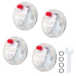 USonline911 4 Pack Solar Powered Car Wheel Tyre Valve Caps Light Auto Flash LED Car Wheel Hub Tire Tyre Valve Cap Light