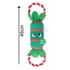 YöL Pack of 2 Green Red Plush Christmas Cracker Pet