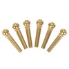 SaveSooo Brass 6-Piece Bridge Pin for Guitar Replacement, Acoustic Guitar,