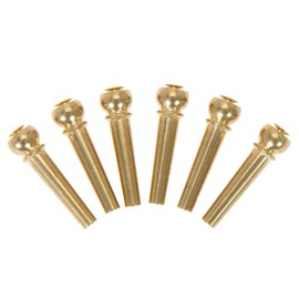 SaveSooo Brass 6-Piece Bridge Pin for Guitar Replacement, Acoustic Guitar, Bridge Pin Extractor, Bridge Pin, Accessory, Easy Replacement