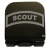 Scout Shoulder Tab Patch Laser Etched Hat Clip Black