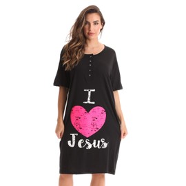 Just Love Short Sleeve Nightgown Sleep Dress for Women 4361-257-3X