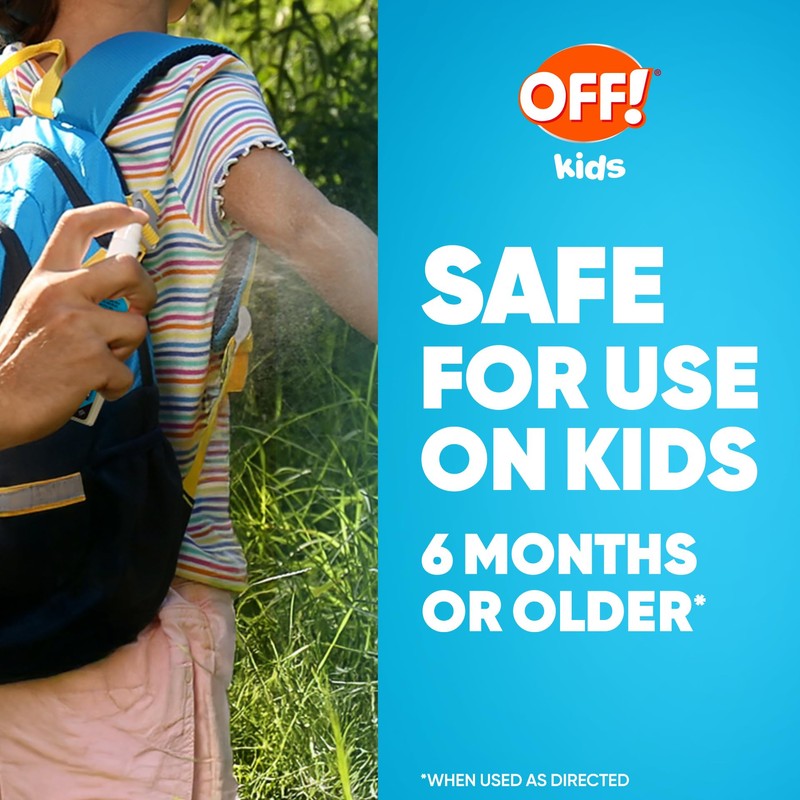 OFF! Kids Insect Repellent Spray, Botanically Inspired, Safe for Use