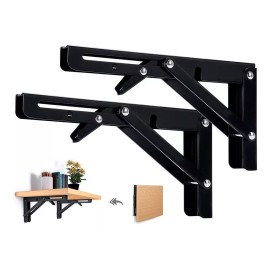 EGTMA Kit De Soportes Para Repisas Blindados De 12 Pulgadas