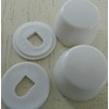 Flat Top Dome Caps for Toilet Floor Bolts, Easy Snap-On,