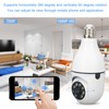Security Camera WiFi 1080P 2.4GHz 360 Degree E27 Motion Detection