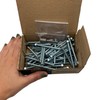60pcs DIN 7504K Galvanized Steel 5.5 x 70mm Screws Self