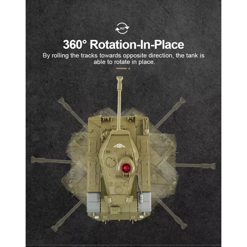 JJRC Tanque De Control Remoto Combate Rc Detallado Inteligente