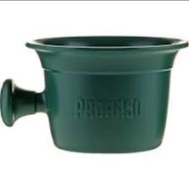 PRORASO Green Professional Mug, Heavy Duty Barber Grade Shaving Cream Bowl