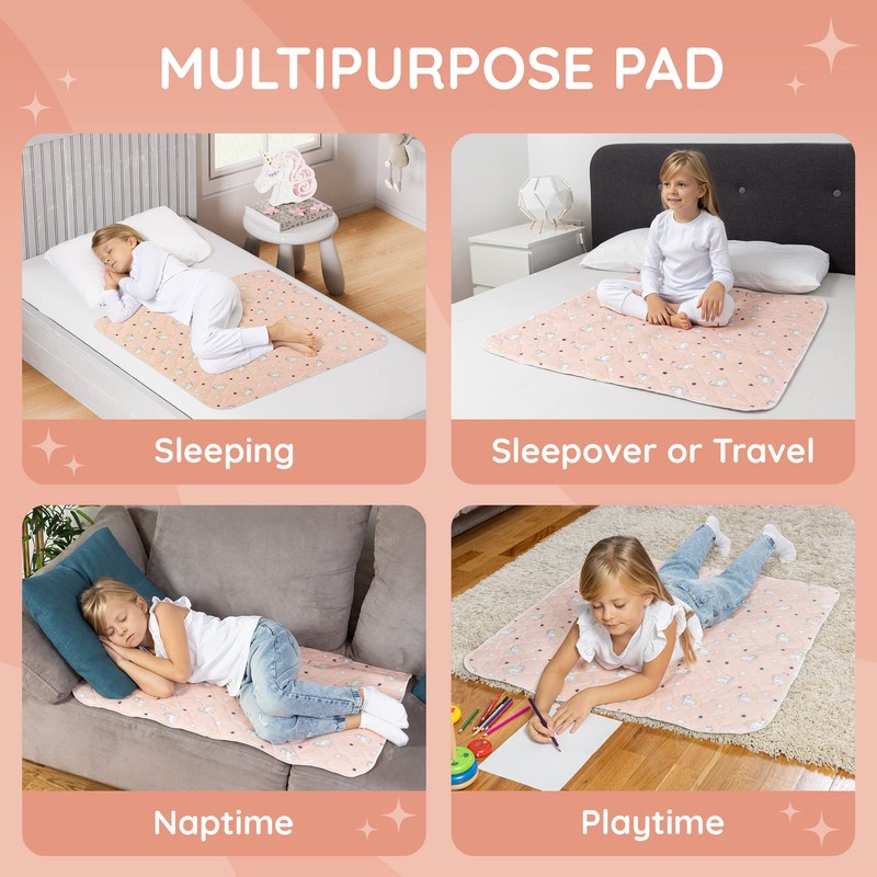 Potty Training Bed Pad, Mattress Protector for 100% Night Time