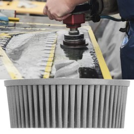 Yctze 2 Inch Bristle Disc, Abrasive Bristle Disc, Shaft Mounting Disc for Removing Burr, Rust and Coatings on Metal