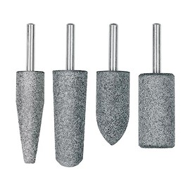 Truper JPM-4I, Juego de 4 piedras montadas zanco 1/4" acero inoxidable