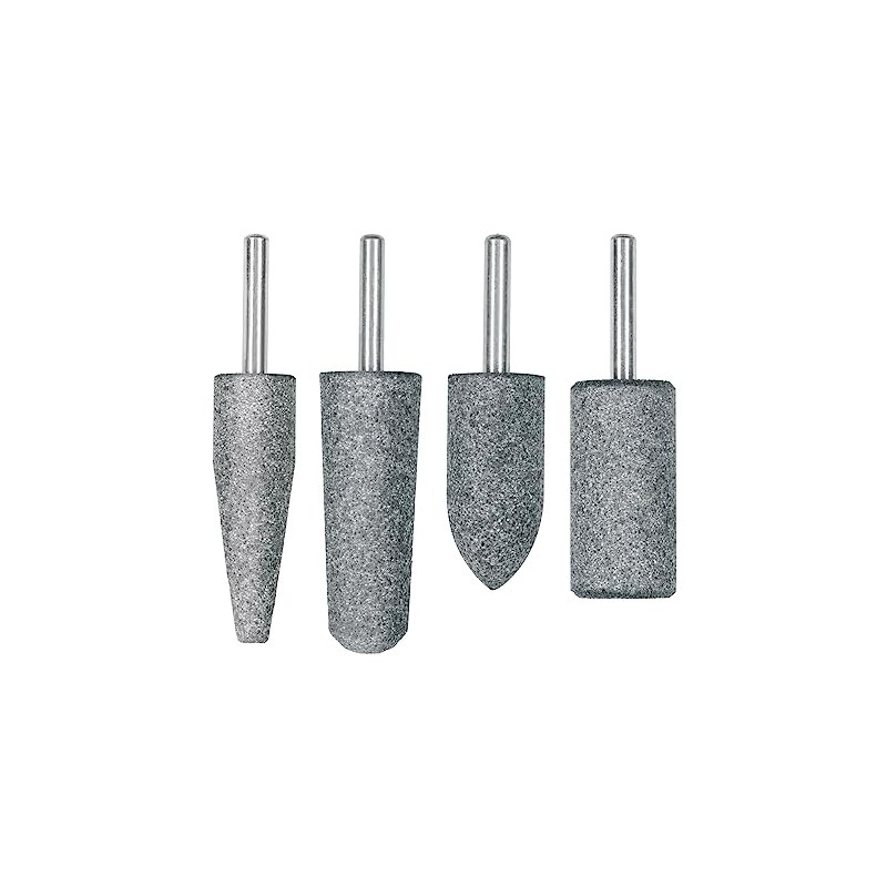 Truper JPM-4I, Juego de 4 piedras montadas zanco 1/4" acero