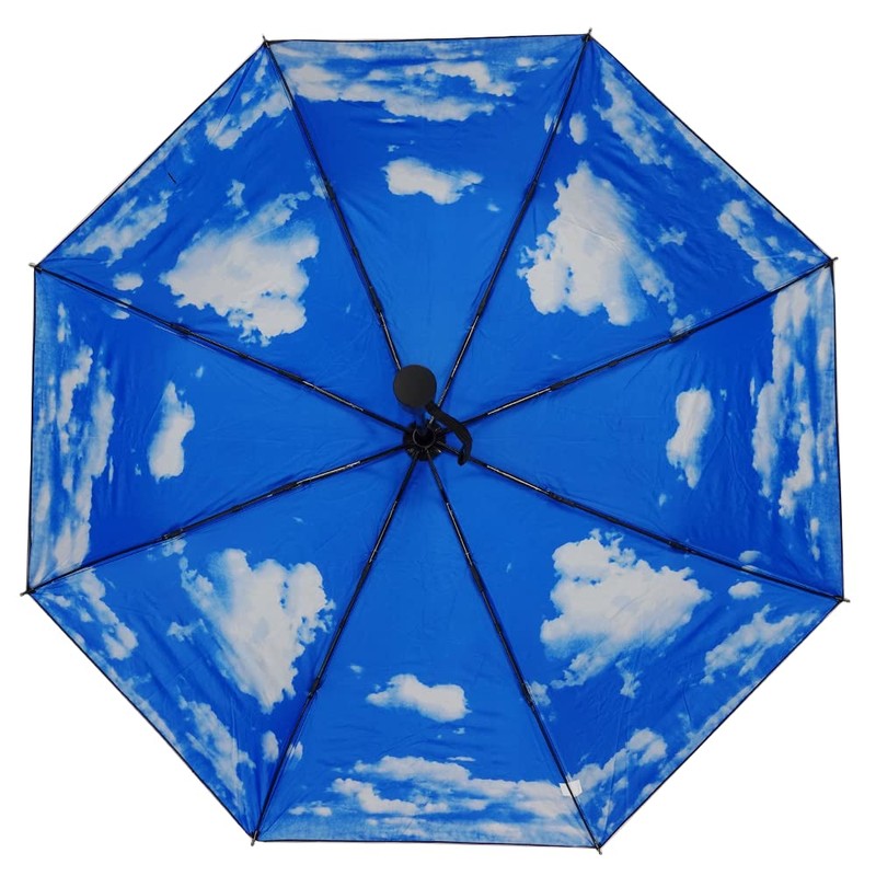 LLanxiry Compact Travel Umbrella,Windproof Waterproof Stick Umbrella Protection Golf Umbrellas