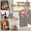 Flaschenträger 2 Fächer Flaschentasche Männerhandtasche für Weinflasche Abdeckung Weinträger in