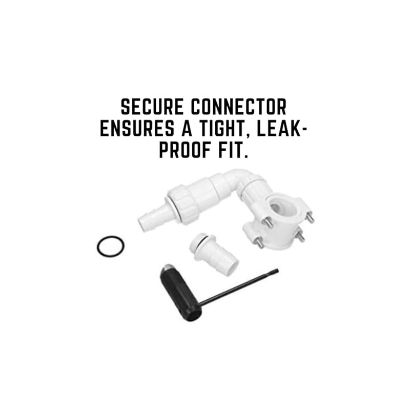 Invero® Universal Hose Waste/Drain Kit for Dishwasher or Washing Machine