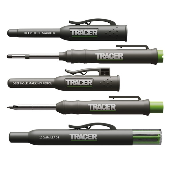 TRACER Complete Deep Hole Marking Kit - (including Double-Tipped Deep